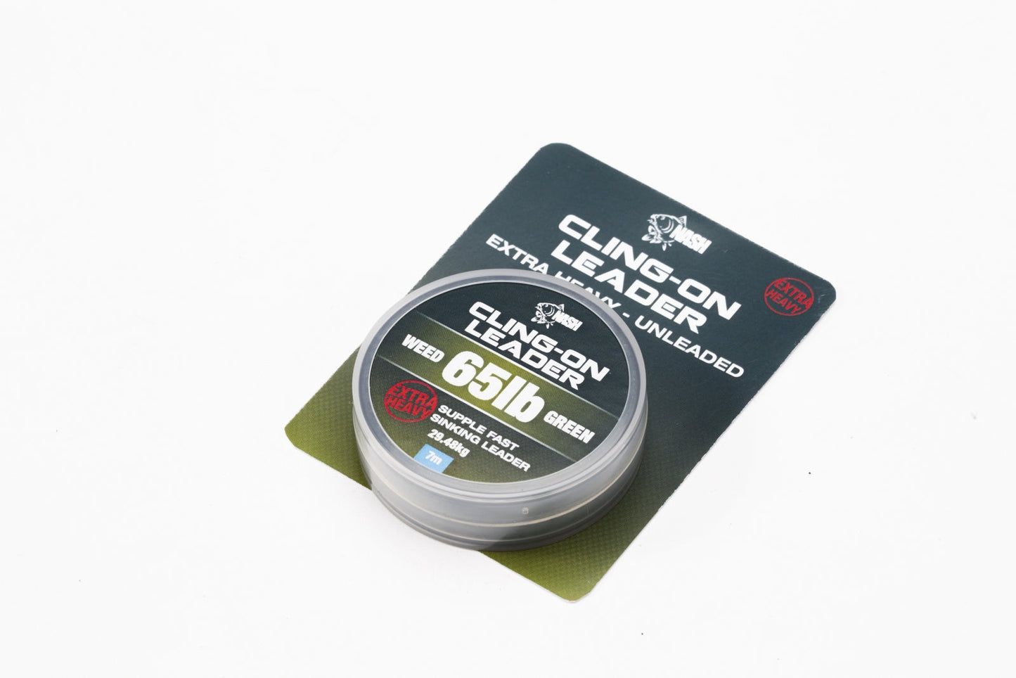 NASH NASH Cling On Unleaded Leader 40lb Gravel 10m - Parkfield Angling Centre