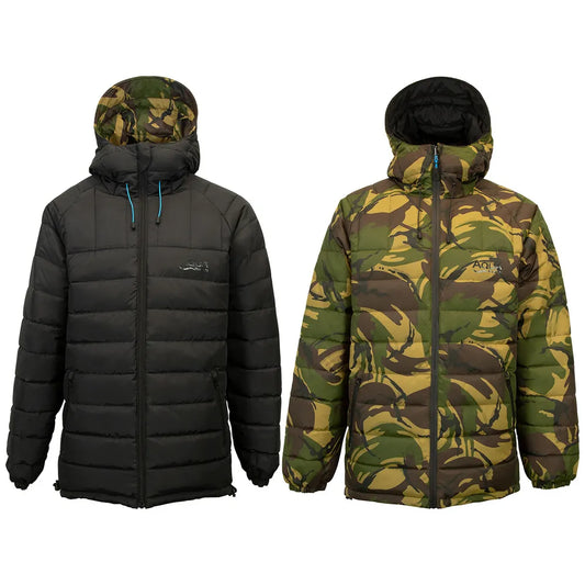 AQUA AQUA Reversible DPM Jacket - FREE 1KG BOILIES  - Parkfield Angling Centre