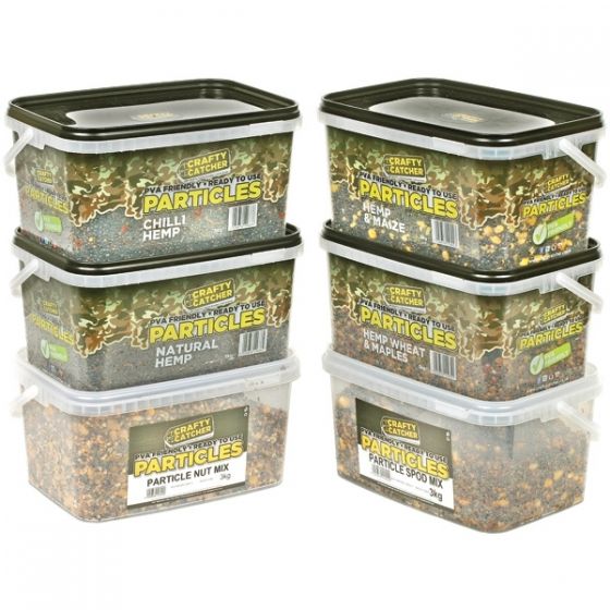 CRAFTY CATCHER CRAFTY CATCHER Prepared Particle Buckets 3kg - Parkfield Angling Centre