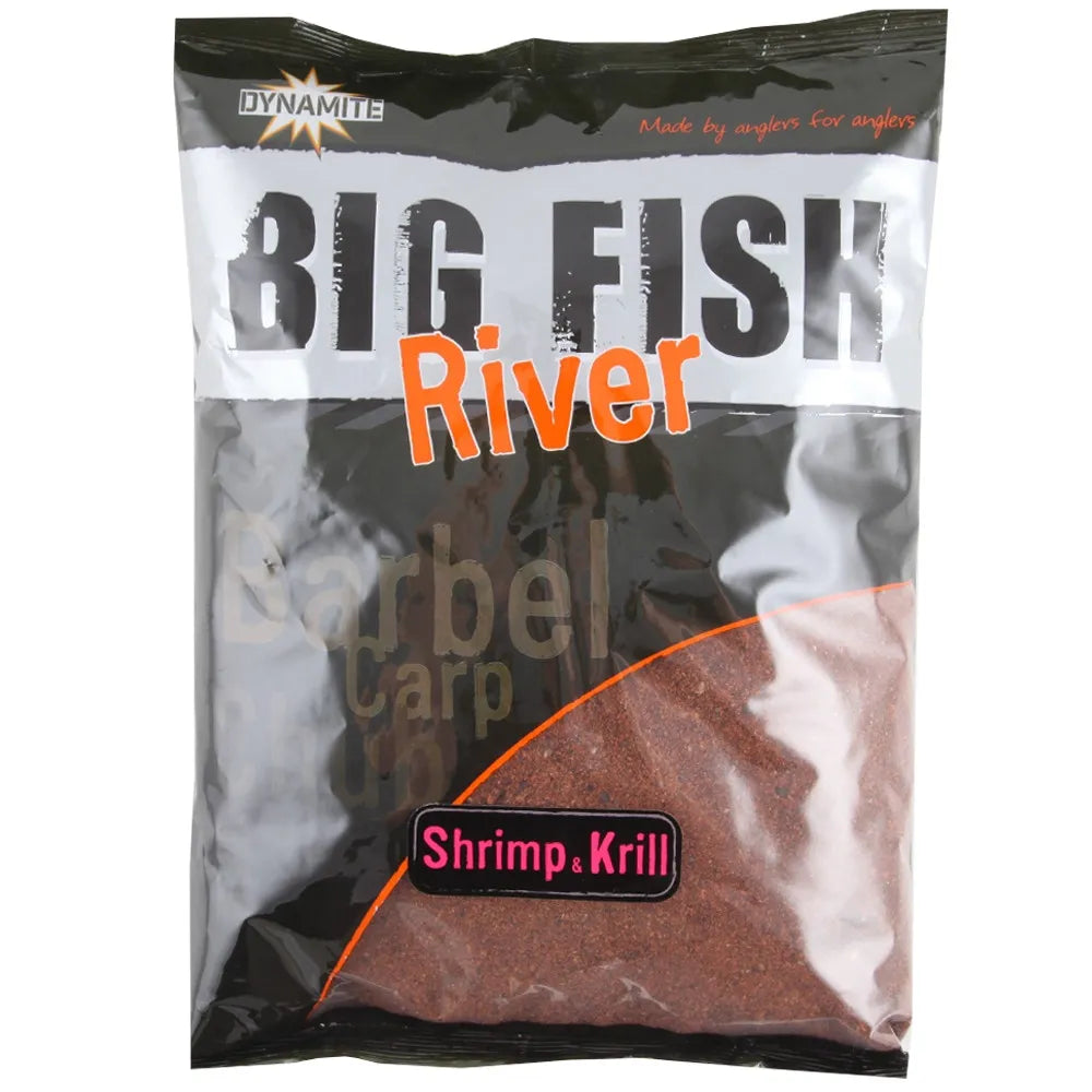 DYNAMITE DYNAMITE Big Fish River Groundbait - Shrimp & Krill - Parkfield Angling Centre