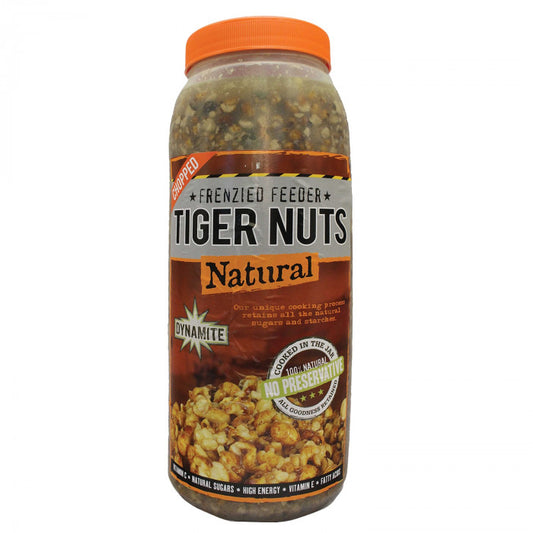 DYNAMITE DYNAMITE Tiger Nuts DYNAMITE Frenzied Chopped Tiger Nuts Jar 2.5L - Parkfield Angling Centre