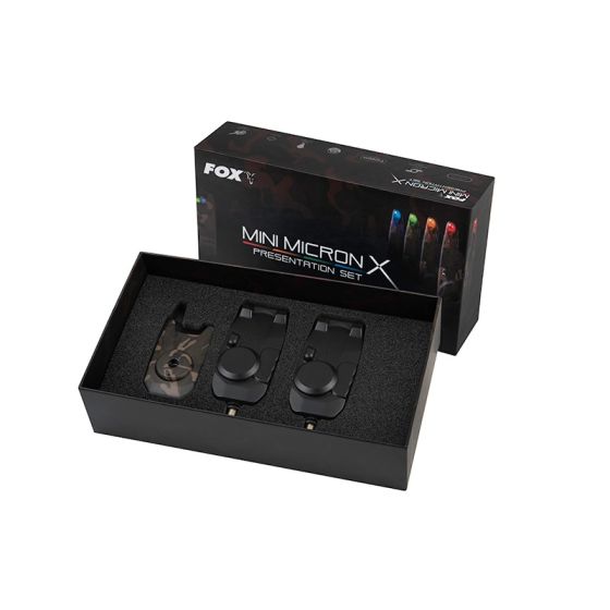 FOX FOX Mini Micron X CAMO Presentation Sets FOX Mini Micron X 2 rod Ltd Edition CAMO set. - Parkfield Angling Centre