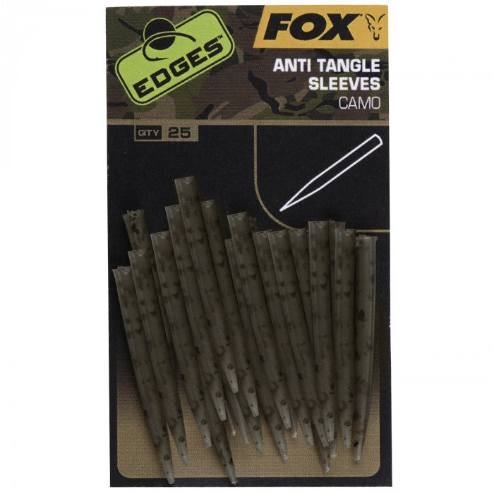 FOX FOX Edges Camo Anti Tangle Sleeves FOX Edges Camo Anti Tangle Sleeves x 25 - Parkfield Angling Centre