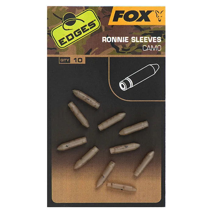 FOX FOX Edges Camo Ronnie Sleeves x10 - Parkfield Angling Centre