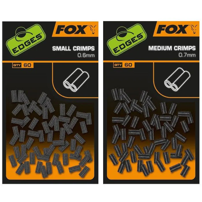 FOX FOX Edges Crimp Plyers and Crimps FOX Edges Small Crimps (0.6mm) x 60 - Parkfield Angling Centre