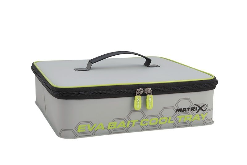 MATRIX MATRIX EVA Bait Cooler Tray (light grey) (inc 4 tubs) - Parkfield Angling Centre