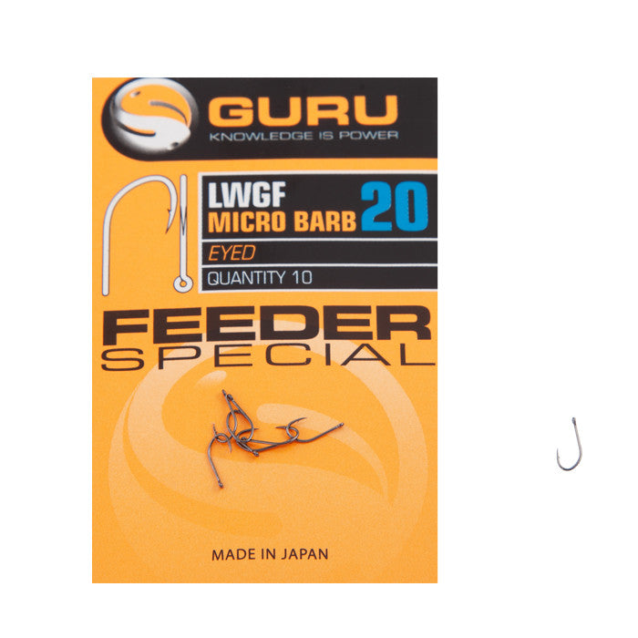 GURU GURU LWG Feeder Special Eyed and Spade Hooks - Parkfield Angling Centre