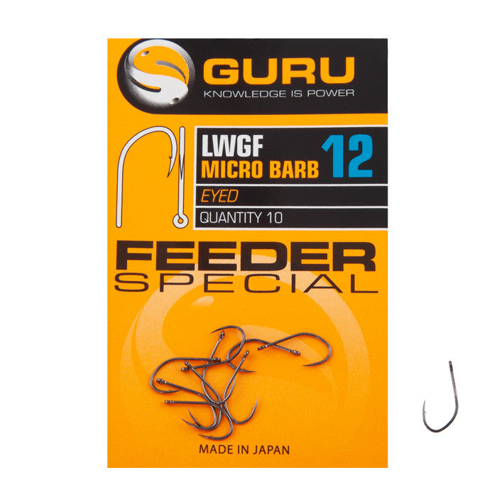 GURU GURU LWG Feeder Special Eyed and Spade Hooks - Parkfield Angling Centre