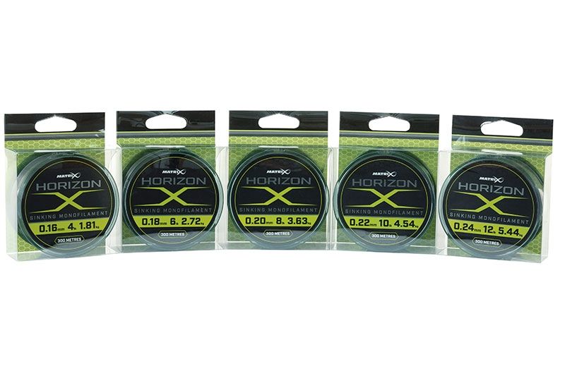 MATRIX MATRIX Horizon X Sinking Monofilament 300M - Parkfield Angling Centre