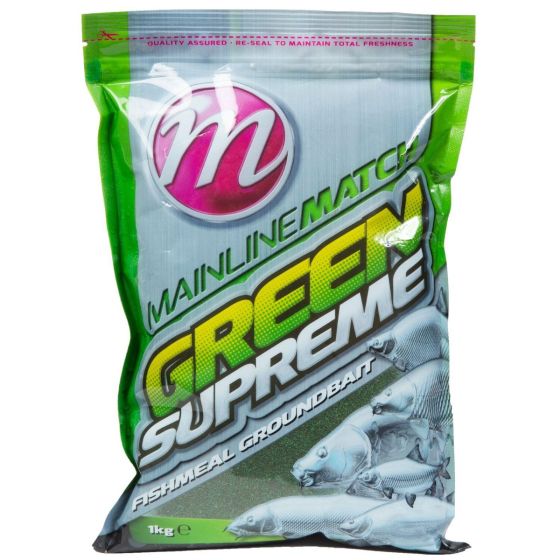 MAINLINE MAINLINE Green Supreme 1kg - Parkfield Angling Centre