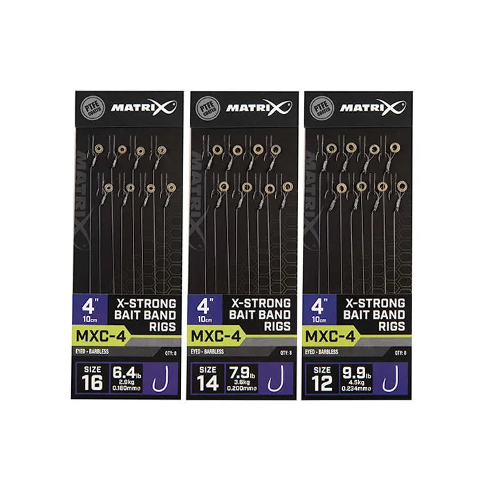 MATRIX MATRIX MXC-4 X-Strong Bait Band Rigs - Parkfield Angling Centre