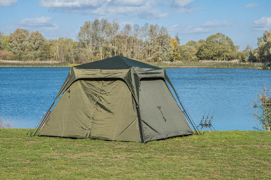 SOLAR SOLAR Sp Quick-Up Shelter Green Mkii With Heavy-Duty Groundsheet  - Parkfield Angling Centre