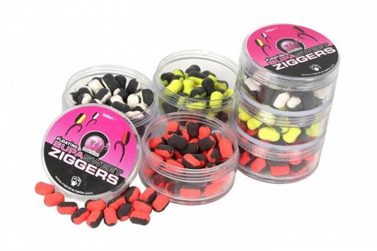 MAINLINE MAINLINE Ziggers White & Black, Yellow & Black, Red & Black  - Parkfield Angling Centre