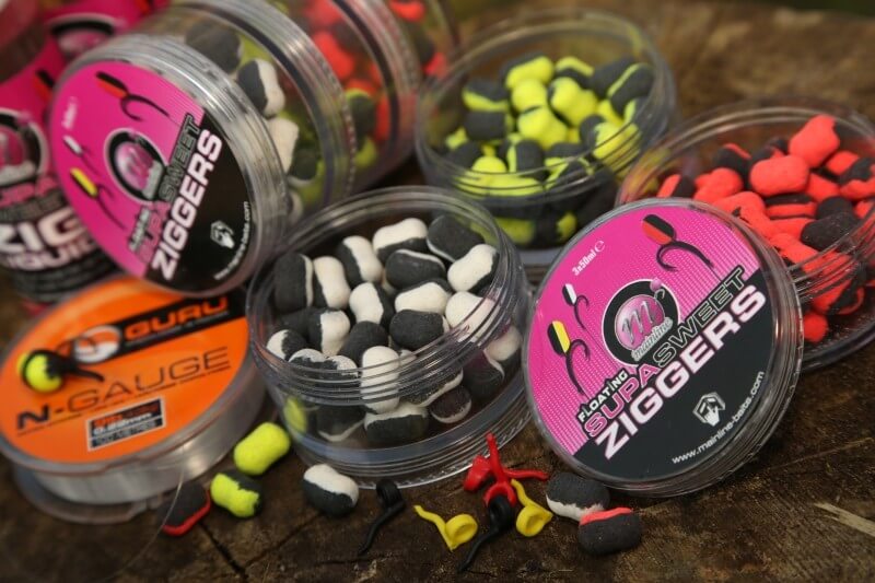 MAINLINE MAINLINE Ziggers White & Black, Yellow & Black, Red & Black  - Parkfield Angling Centre