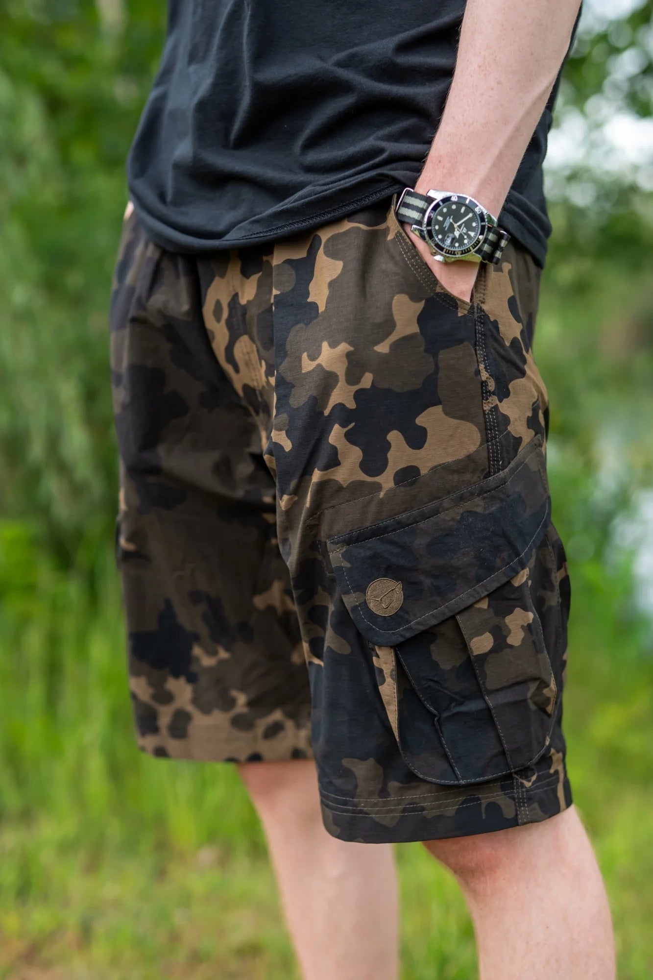 KORDA KORDA Kombat Shorts | Dark Kamo - Parkfield Angling Centre