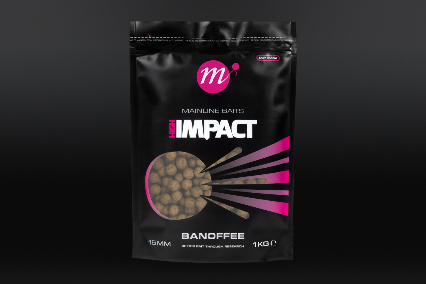 MAINLINE MAINLINE Hi Impact Shelf Life Banoffee - 15mm - 1kg - Parkfield Angling Centre