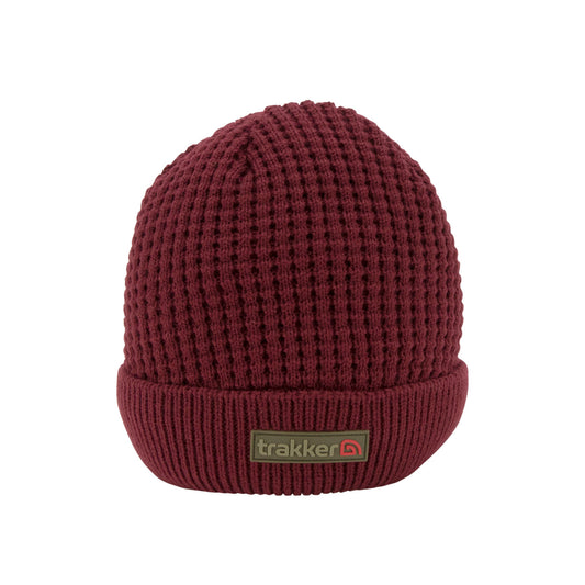 TRAKKER TRAKKER Plum Textured beanie  - Parkfield Angling Centre