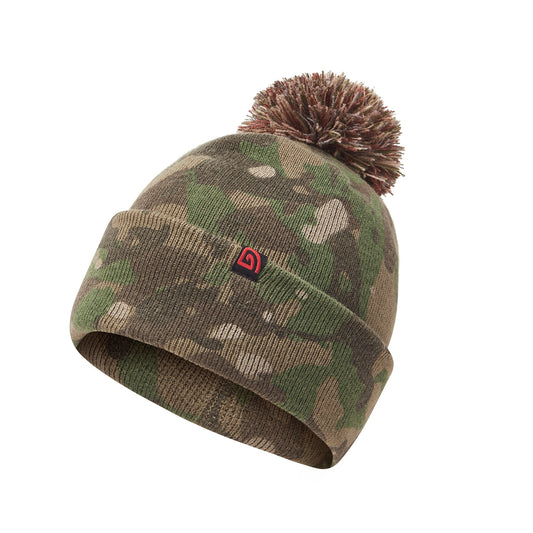 TRAKKER TRAKKER Camo Bobble Hat  - Parkfield Angling Centre