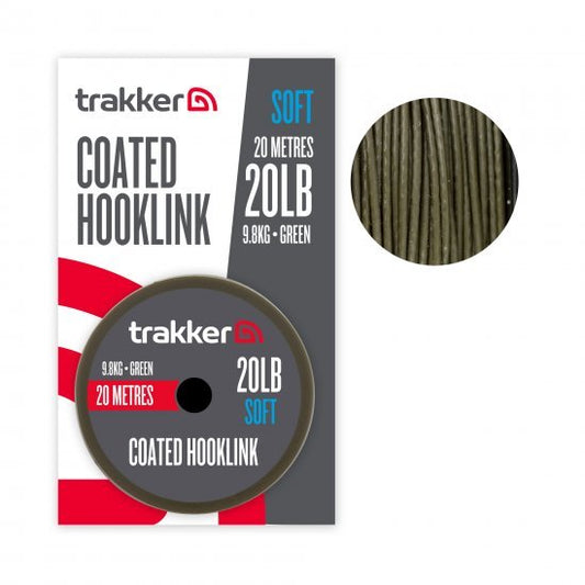TRAKKER TRAKKER Soft Coated Hooklink (20m) TRAKKER Soft Coated Hooklink (20lb)(9.8kg)(20m) - Parkfield Angling Centre