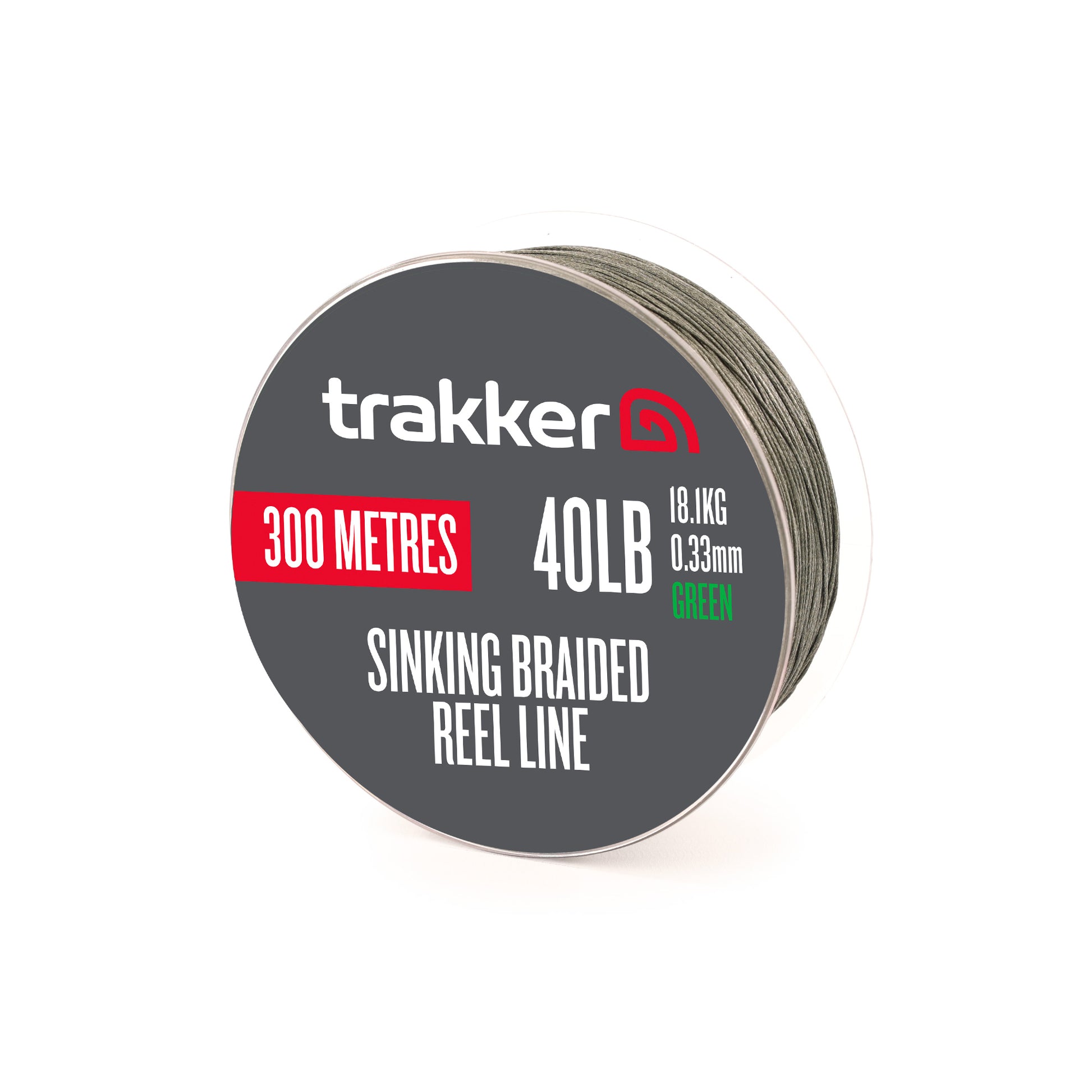 TRAKKER TRAKKER Sinking Braid Reel Line (300m) TRAKKER Sinking Braid Reel Line (40lb)(18.1kg)(0.33mm)(300m) - Parkfield Angling Centre