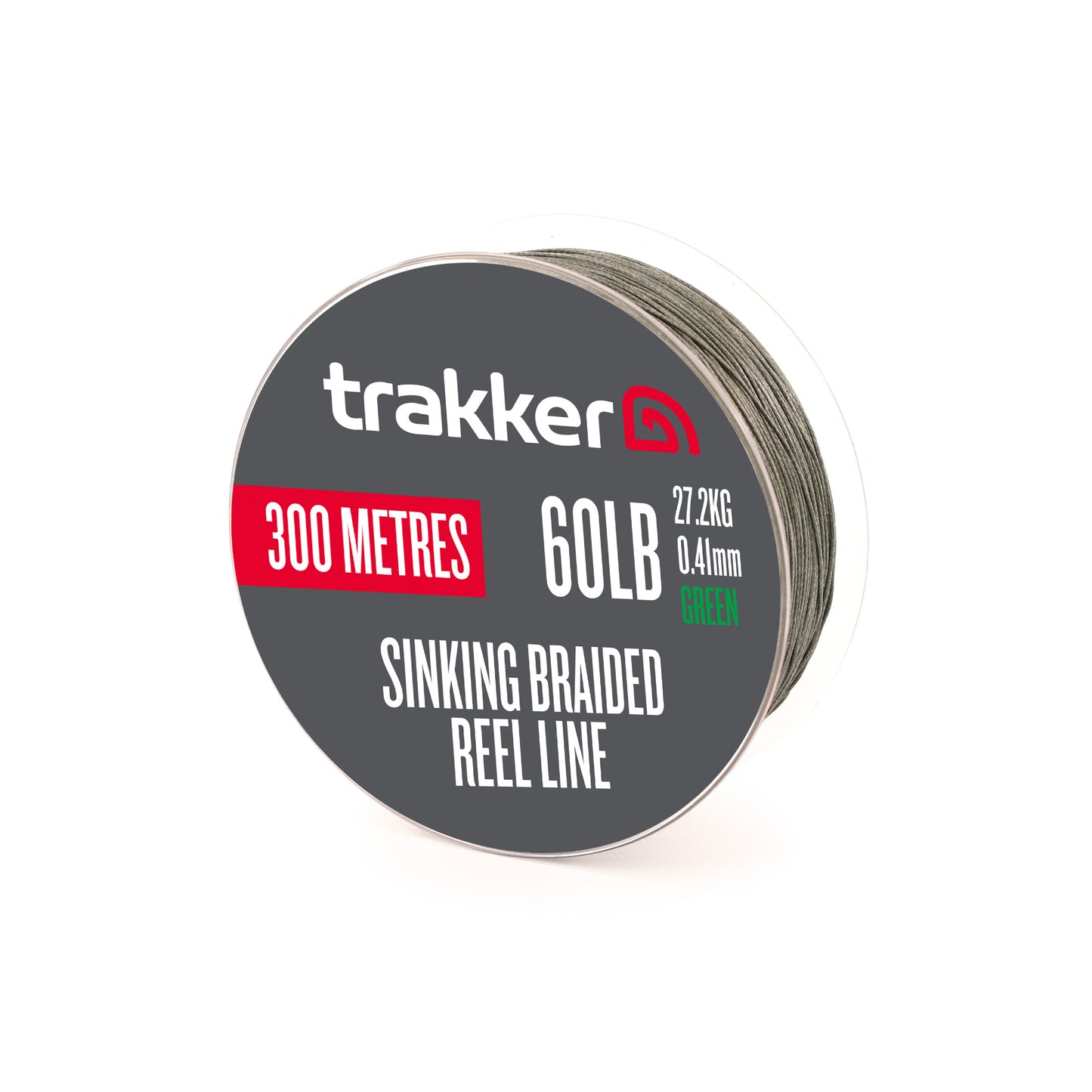 TRAKKER TRAKKER Sinking Braid Reel Line (300m) TRAKKER Sinking Braid Reel Line (60lb)(27.2kg)(0.41mm)(300m) - Parkfield Angling Centre