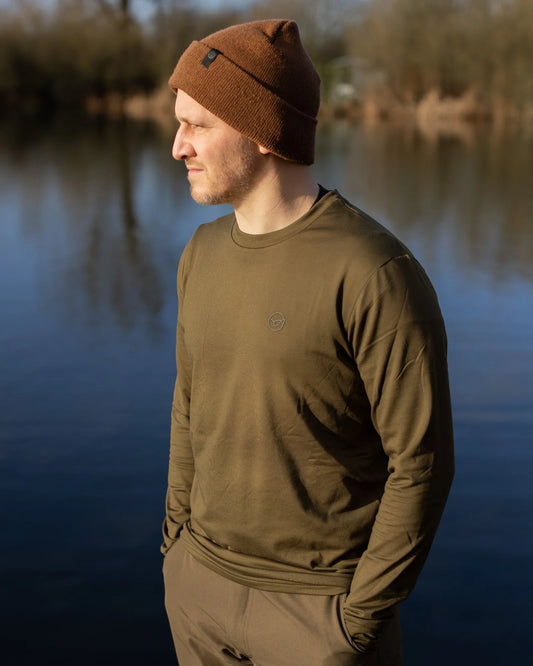 KORDA KORDA Thermal LS Shirt | Olive - Parkfield Angling Centre