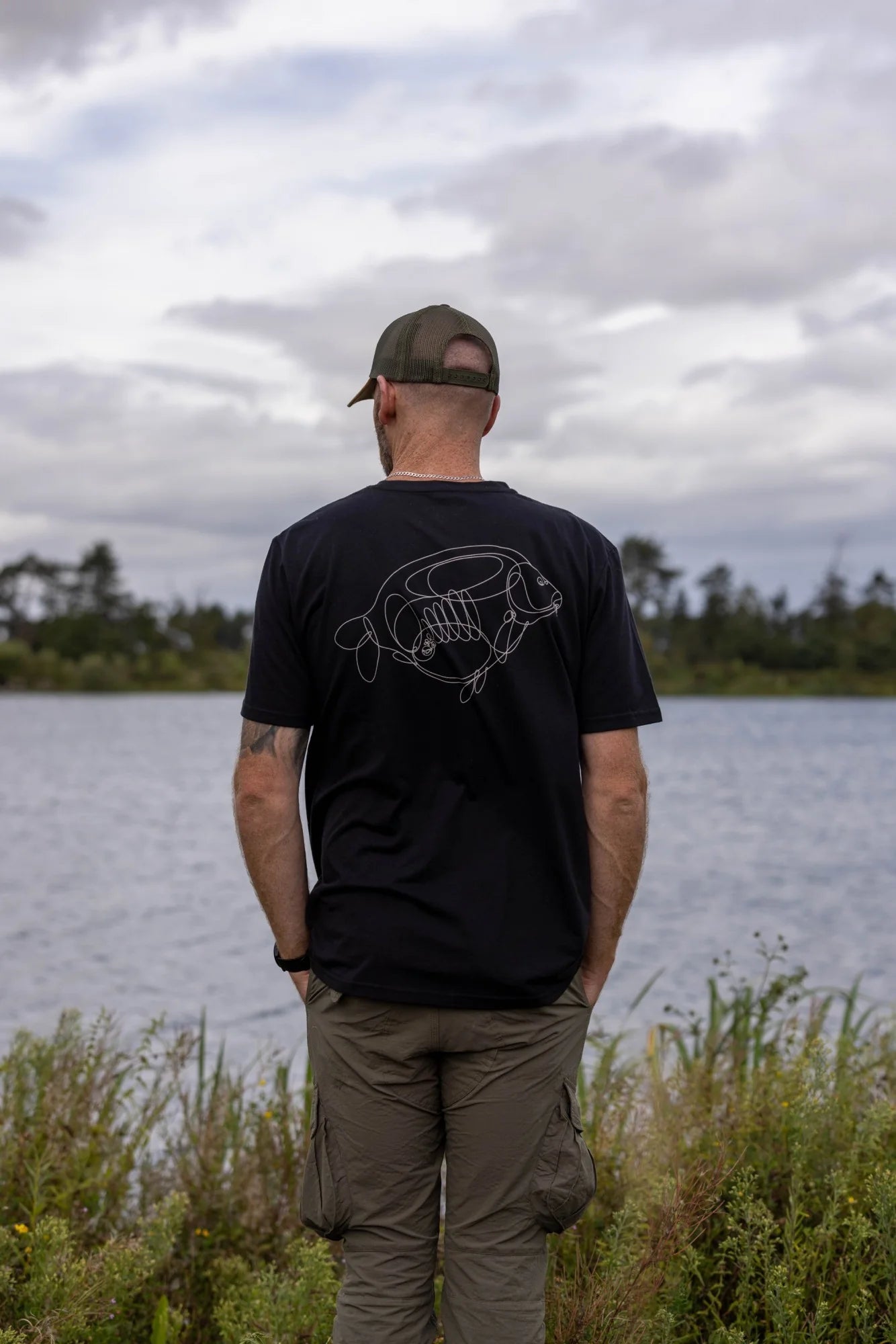 KORDA KORDA One Liner Tee | Black - Parkfield Angling Centre