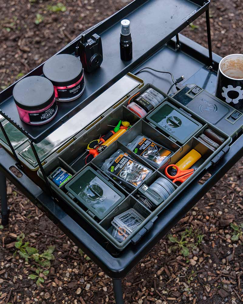 FOX FOX Compact 2 Tier Bivvy Table - Parkfield Angling Centre