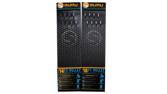GURU F1 Pellet Pole Rigs 6"