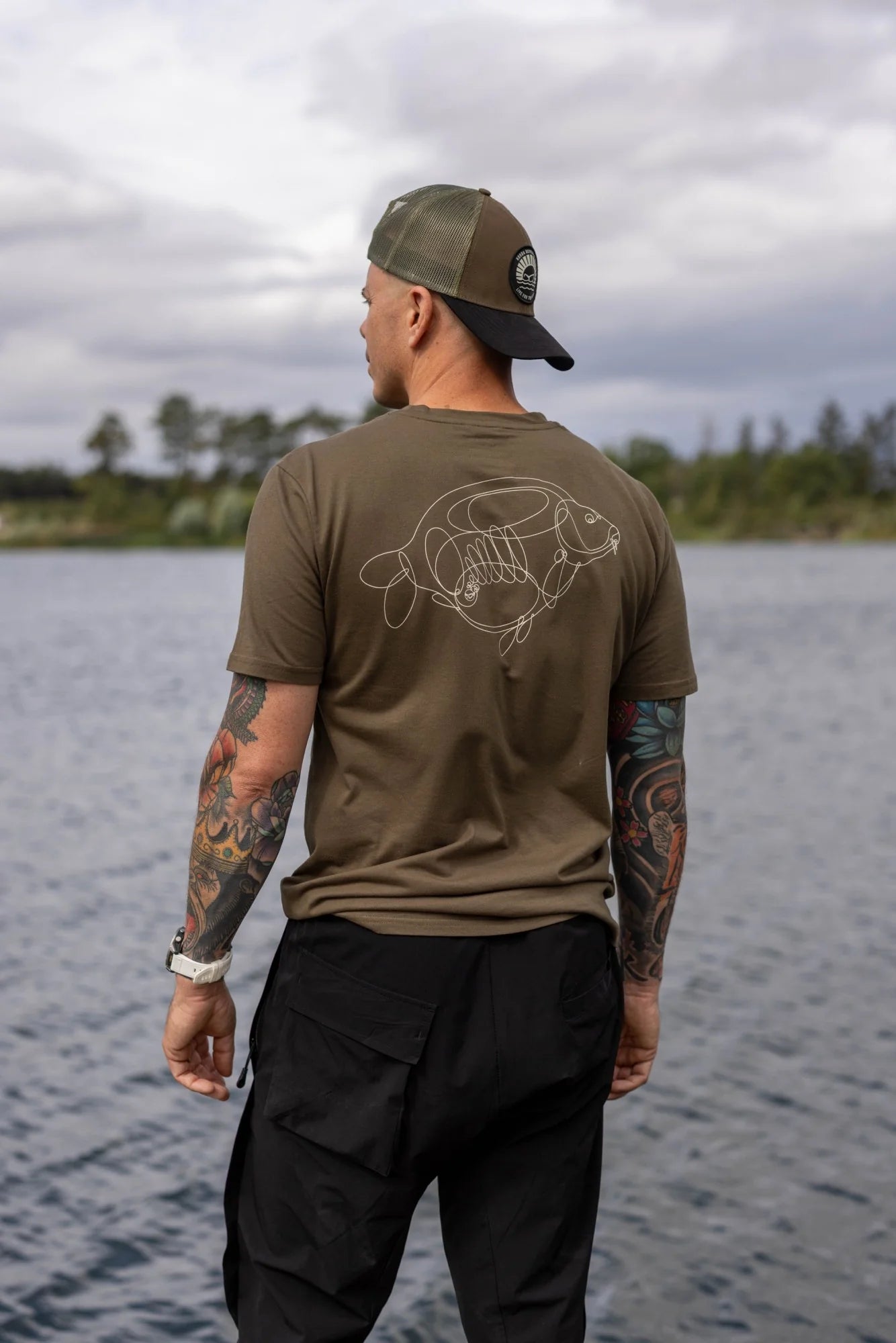 KORDA KORDA One Liner Tee | Olive - Parkfield Angling Centre