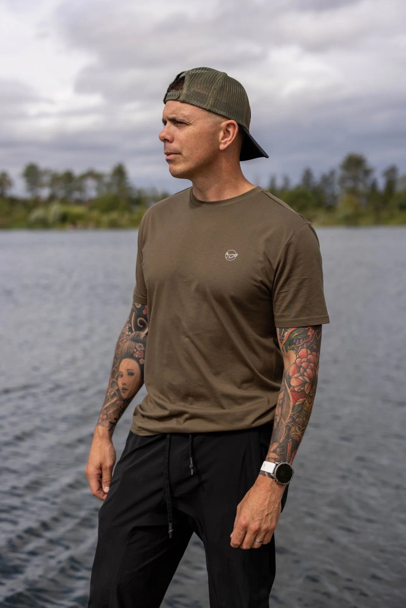 KORDA KORDA One Liner Tee | Olive - Parkfield Angling Centre