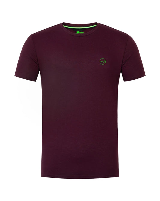 KORDA KORDA Mandala Tee | Burgundy - Parkfield Angling Centre