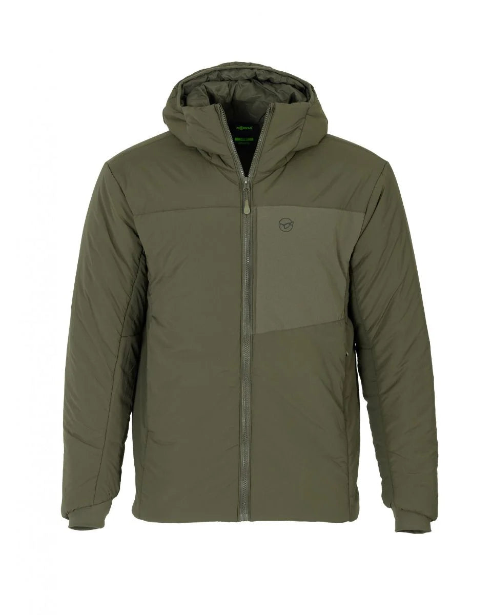 KORDA KORDA Insulated Hooded Jacket | Dark Olive  - Parkfield Angling Centre