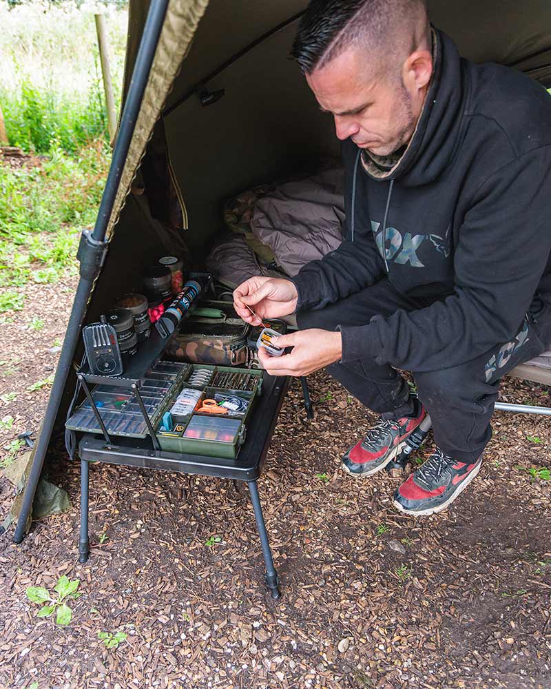 FOX FOX Compact 2 Tier Bivvy Table - Parkfield Angling Centre