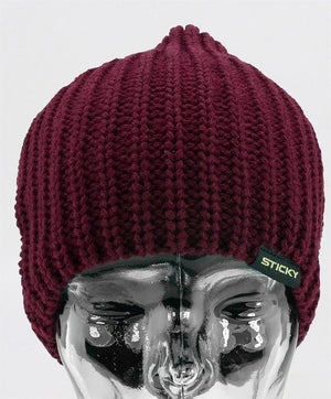STICKY BAITS STICKY BAITS Maroon Knitted Beanie  - Parkfield Angling Centre