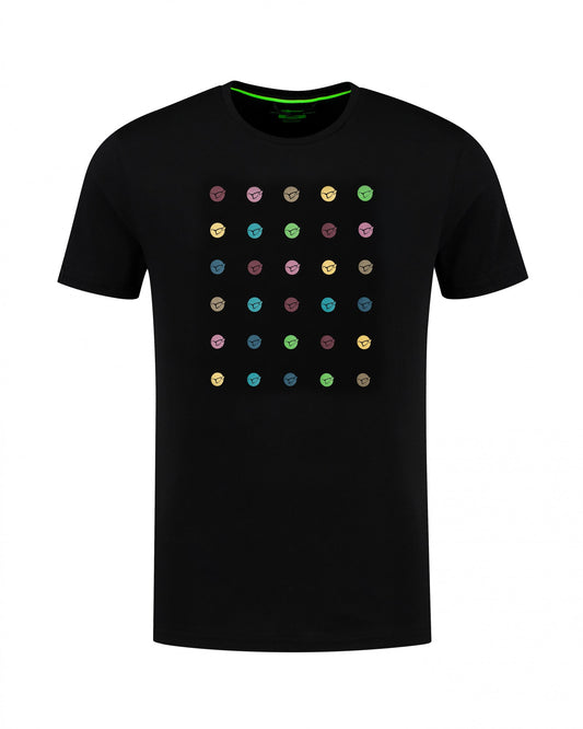 KORDA KORDA Dot Tee | Black - Parkfield Angling Centre