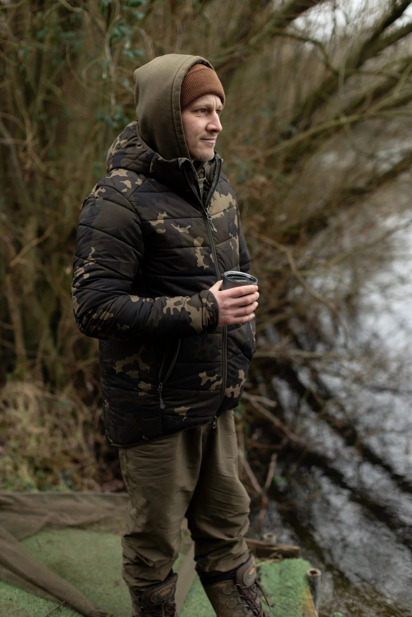 KORDA KORDA Thermolite Puffer Jacket | Dark Kamo - Parkfield Angling Centre