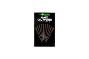 KORDA KORDA Naked Tail Rubbers Korda Naked Tail Rubber Weed/Silt - Parkfield Angling Centre