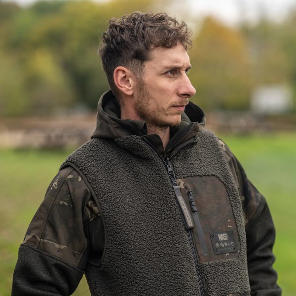 NASH NASH Zero Tolerance Sherpa Fleece Reversible Body Warmer - Parkfield Angling Centre