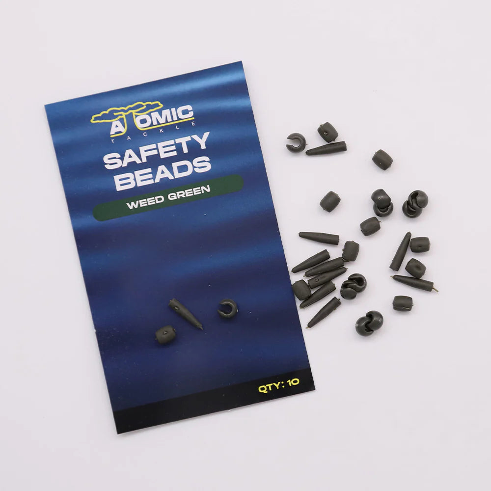ATOMIC ATOMIC Chod Saftey Beads Weed Green - Parkfield Angling Centre