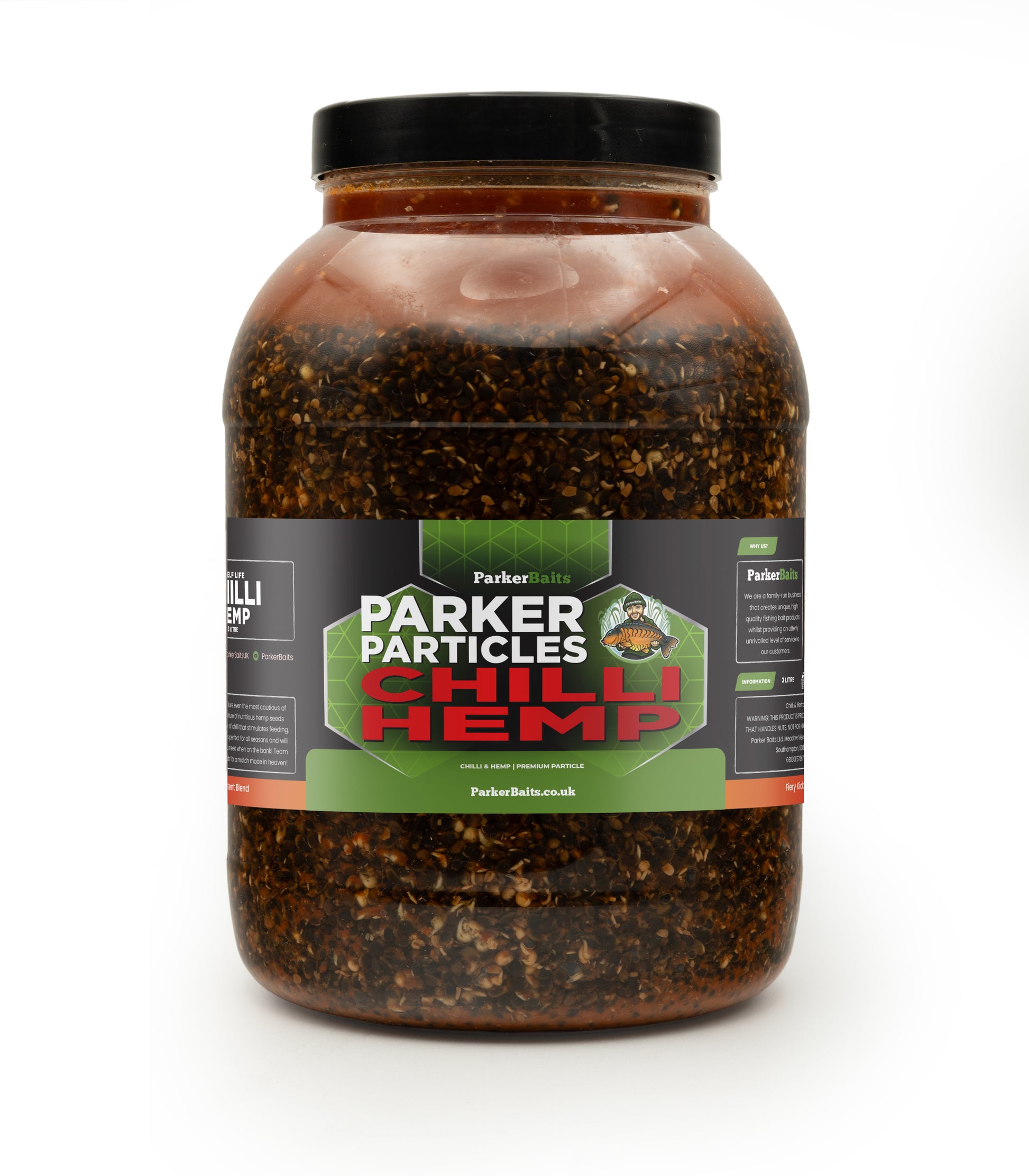PARKER BAITS PARKER BAITS Chilli Hemp - Shelf Life - Particle - Parkfield Angling Centre