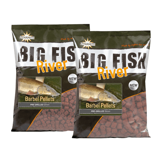 DYNAMITE DYNAMITE Big Fish River Barbel Pellets 1.8kg  - Parkfield Angling Centre