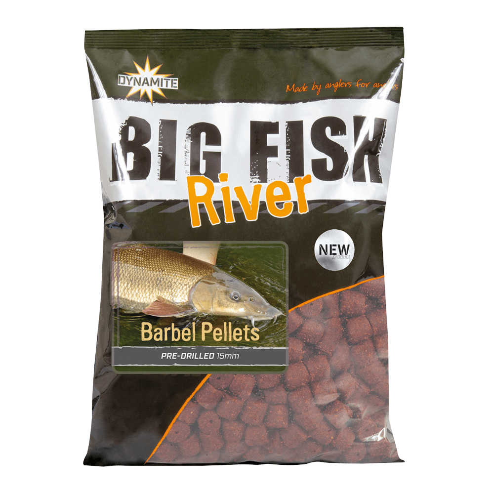 DYNAMITE DYNAMITE Big Fish River Barbel Pellets 1.8kg  - Parkfield Angling Centre