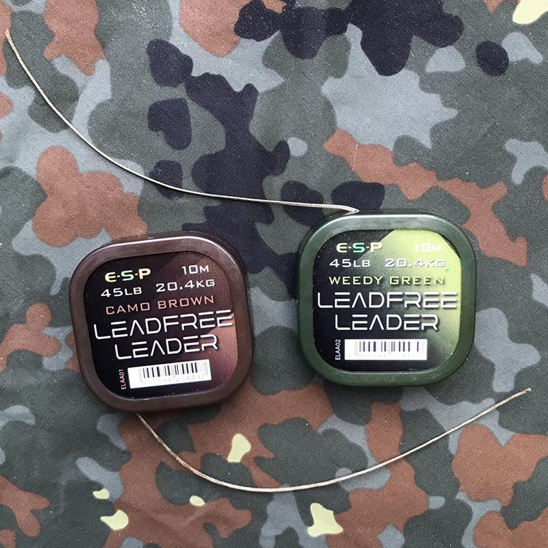 ESP ESP Lead Free Leader 10m Green - Parkfield Angling Centre