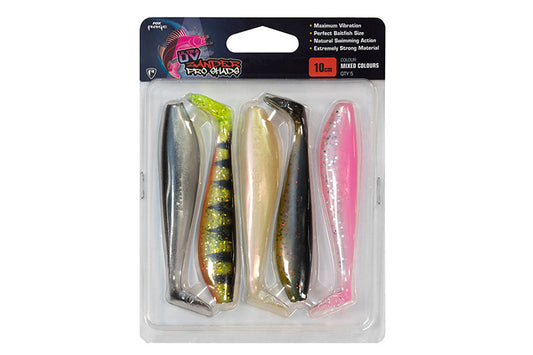 FOX FOX Zander Pro UV mixed colour pack x 5pcs  - Parkfield Angling Centre