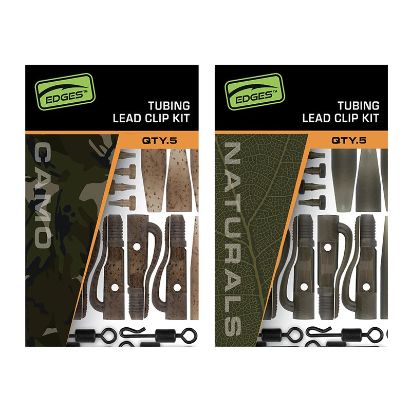 FOX FOX Edges Camo Tubing Leadclip Kit 5pcs - Parkfield Angling Centre
