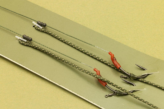 OMC OMC Surrender all-in-1 rigs Blend Leadcore Lead Clip Horseshoe Barbless - Parkfield Angling Centre