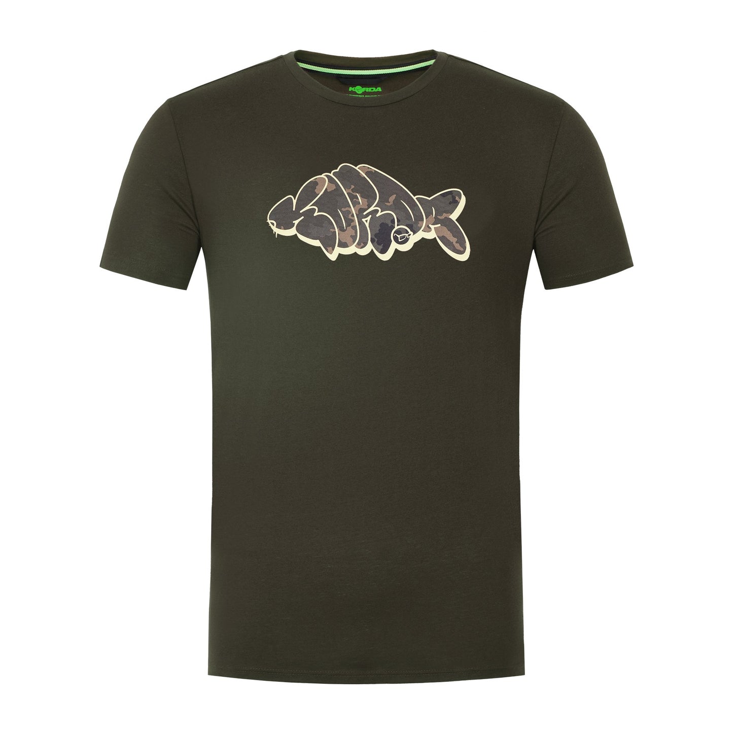 KORDA KORDA Outline Tee | Dark Olive  - Parkfield Angling Centre