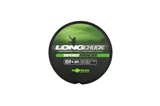 KORDA KORDA LongChuck Tapered Mainline Green 300m 15-30lb - Parkfield Angling Centre