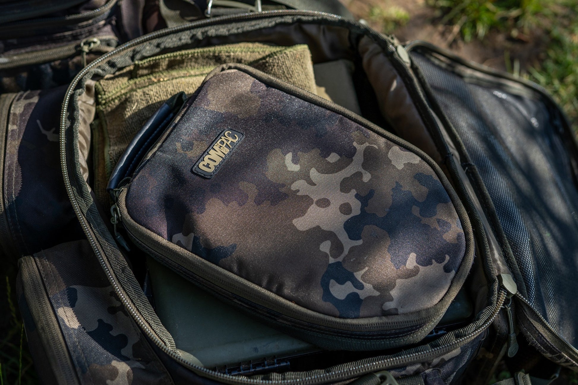 KORDA KORDA Compac Scales Pouch Dark Kamo  - Parkfield Angling Centre